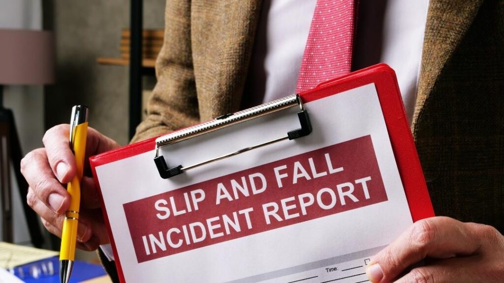 How is negligence proven in a Slip and Fall?